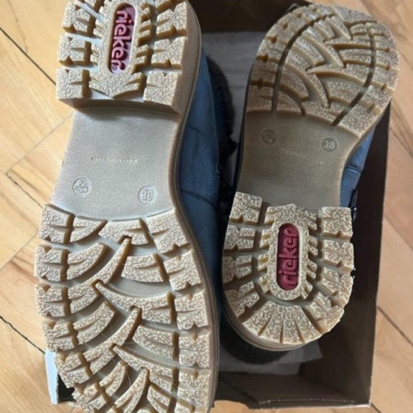 Rieker Blue Ankle Boots - Picture 3 of 8